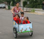 Ladcyklen fra Bellabike fyldt med glade børn